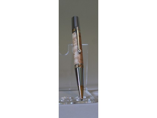 Élégant stylo loupe d'érable naturelle